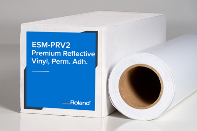Reflective Vinyl, Perm Adhesive, 48in x 50ft