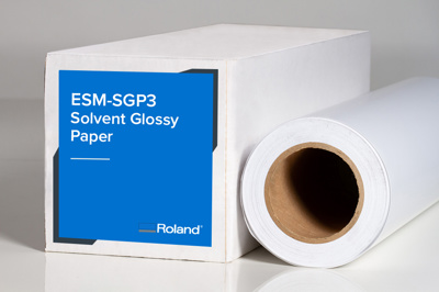 Solvent Glossy Paper, 200 gsm, 30in x 100ft